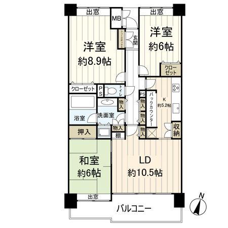 間取図(平面図)