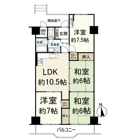 白川高層住宅 3号棟 間取図(平面図) 白川高層住宅 3号棟 間取図(平面図)