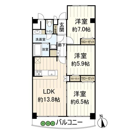 間取図(平面図)