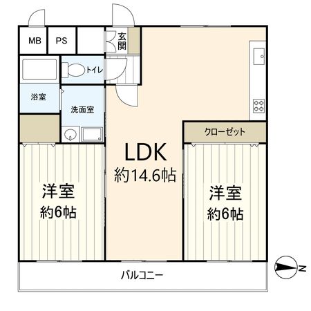 シャンボール茨木 間取図(平面図)