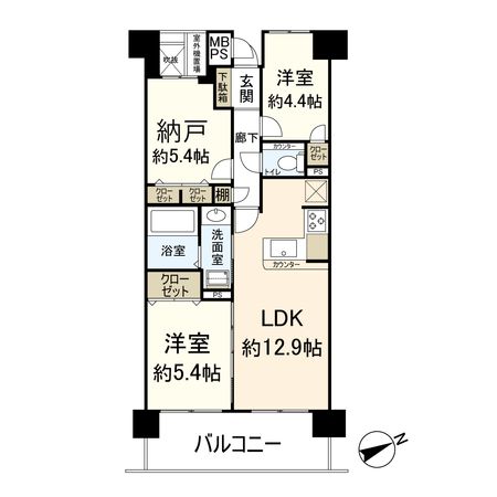 ライオンズマンション千里丘ガーデンシティ 間取図(平面図) 間取図(平面図)