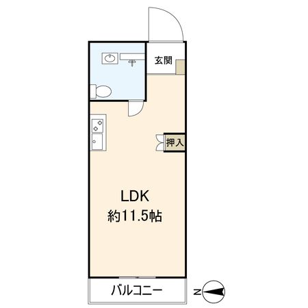 メゾン茨木 間取図(平面図) 間取図(平面図)