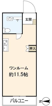 メゾン茨木 間取図(平面図) メゾン茨木 間取図(平面図)