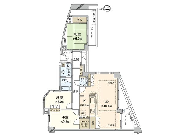 プラネ吹田山手町アーバンビュー 間取図(平面図) プラネ吹田山手町アーバンビュー 間取図(平面図)