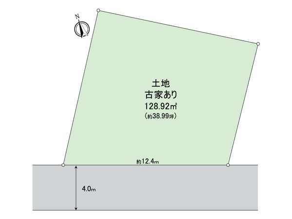 宝塚市花屋敷つつじガ丘 土地 区画図 区画図