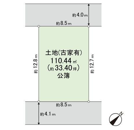川西市長尾町【土地】 区画図 川西市長尾町【土地】 区画図