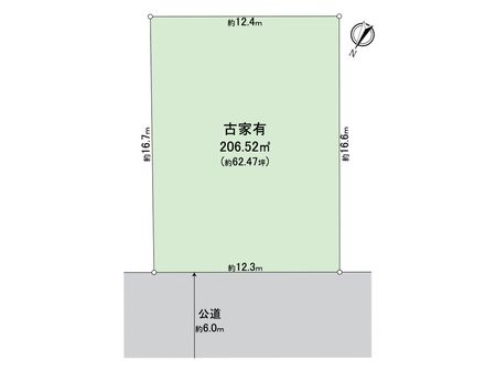 川西市水明台（多田グリーンハイツ）　土地 区画図