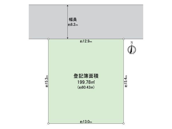 川西市清和台西2丁目 土地 区画図 川西市清和台西2丁目 土地 区画図