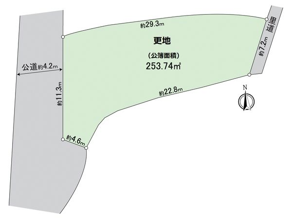 池田市旭丘3丁目 区画図