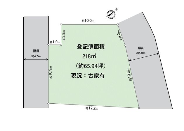 川西市鴬の森町 土地 区画図 川西市鴬の森町 土地 区画図