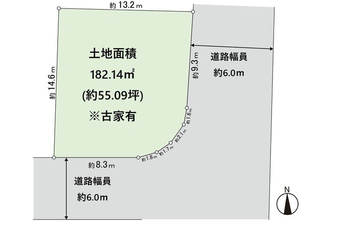 川西市萩原台東2丁目 土地 区画図 川西市萩原台東2丁目 土地 区画図