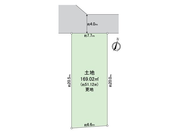 川西市松が丘町 土地 区画図 川西市松が丘町 土地 区画図