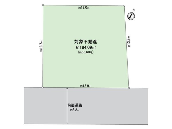 川西市けやき坂2丁目【土地】 区画図 川西市けやき坂2丁目【土地】 区画図