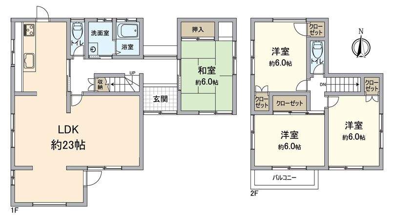 猪名川町伏見台5丁目 戸建 間取図(平面図) 猪名川町伏見台5丁目 戸建 間取図(平面図)