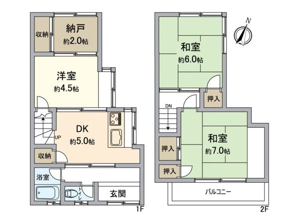 川西市霞ヶ丘1丁目 戸建 間取図(平面図) 間取図(平面図)