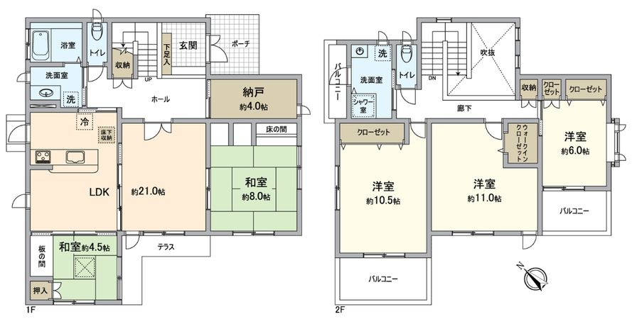 川西市美山台2丁目 戸建 間取図(平面図) 川西市美山台2丁目 戸建 間取図(平面図)