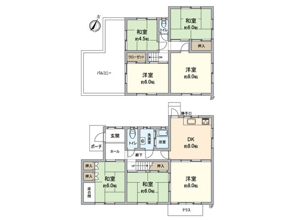 川西市清和台西3丁目 間取図(平面図) 川西市清和台西3丁目 間取図(平面図)