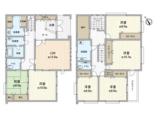 川西市清和台東1丁目 戸建 間取図(平面図) 川西市清和台東1丁目 戸建 間取図(平面図)