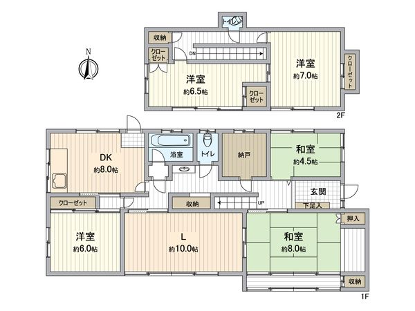 川西市清和台東2丁目 戸建 間取図(平面図)