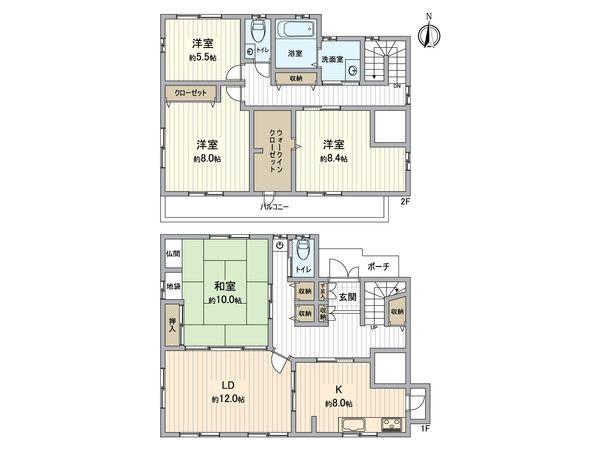 川西市清和台東4丁目1-25 間取図(平面図) 川西市清和台東4丁目1-25 間取図(平面図)