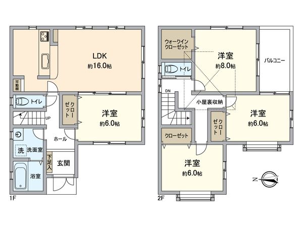 川西市小戸3丁目 間取図(平面図) 川西市小戸3丁目 間取図(平面図)