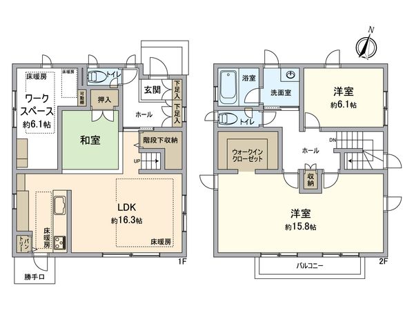 猪名川町白金(猪名川パークタウン) 戸建 間取図(平面図) 猪名川町白金(猪名川パークタウン) 戸建 間取図(平面図)