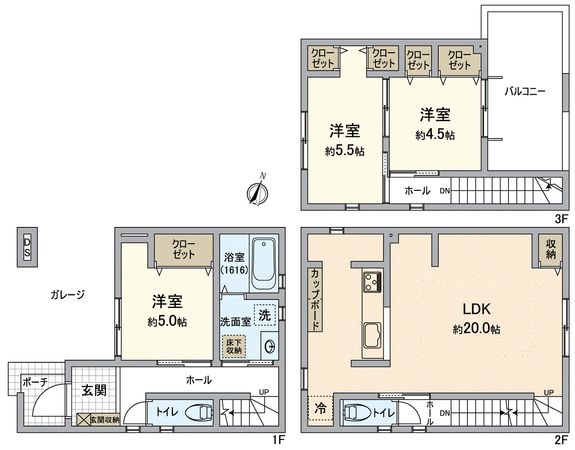 川西市笹部1丁目【戸建】 間取図(平面図) 川西市笹部1丁目【戸建】 間取図(平面図)