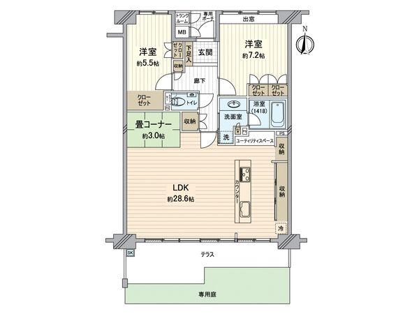 間取図(平面図)