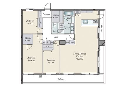 間取図(平面図)