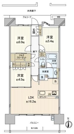 クラッシィハウス尼崎GRAND PLACE 間取図(平面図) クラッシィハウス尼崎GRAND PLACE 間取図(平面図)