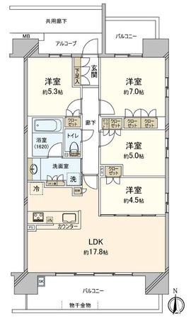 クラッシィハウス尼崎GRAND PLACE 間取図(平面図) クラッシィハウス尼崎GRAND PLACE 間取図(平面図)