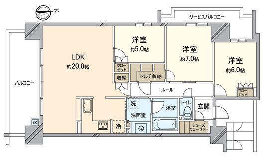 間取図(平面図)