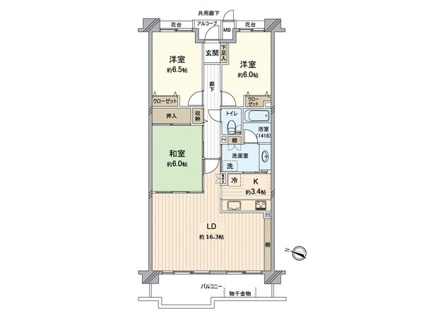 阪急日生ニュータウン花咲く丘の街 間取図(平面図) 阪急日生ニュータウン花咲く丘の街 間取図(平面図)