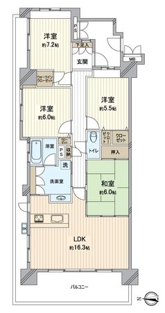 マークスタウングランフィーネ川西 間取図(平面図) マークスタウングランフィーネ川西 間取図(平面図)