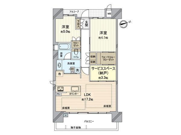 ジオ阪急川西レジデンスマーク 間取図(平面図) ジオ阪急川西レジデンスマーク 間取図(平面図)