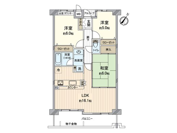 アジュール池田五月丘 間取図(平面図) アジュール池田五月丘 間取図(平面図)
