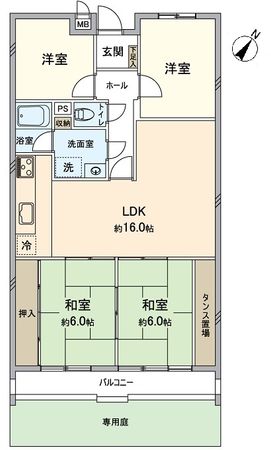 イスズハイツベル川西 間取図(平面図) イスズハイツベル川西 間取図(平面図)
