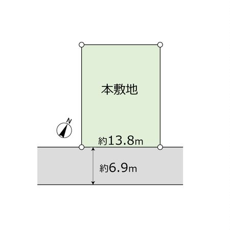 西宮市北六甲台2丁目【土地】 区画図 西宮市北六甲台2丁目【土地】 区画図