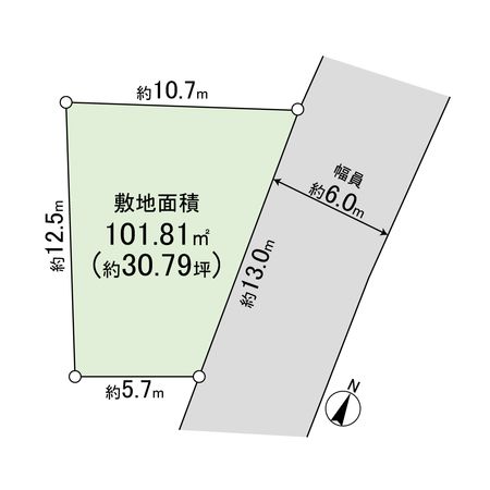 宝塚市山本野里2丁目【土地】 区画図 宝塚市山本野里2丁目【土地】 区画図