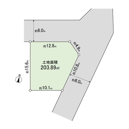西宮市北六甲台3丁目【土地】 区画図 区画図