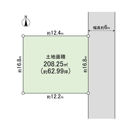 宝塚市中山桜台2丁目【土地】 区画図 区画図