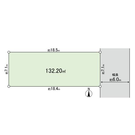 宝塚市高司2丁目【土地】1号地 区画図 区画図