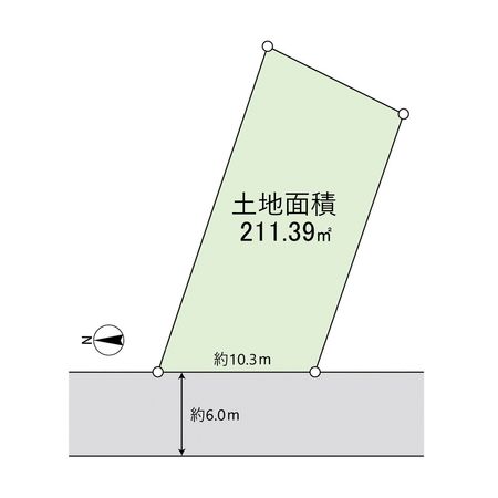 宝塚市南口1丁目【古家有土地】 区画図