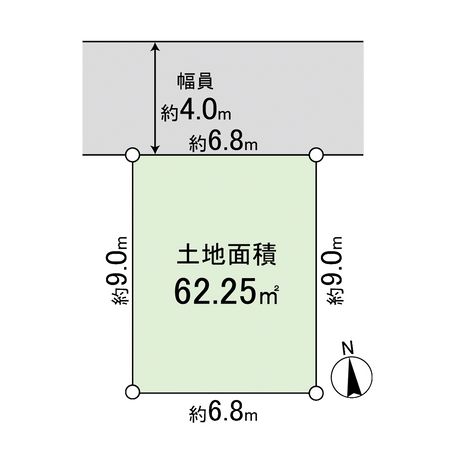 宝塚市末成町【古家有土地】 区画図 宝塚市末成町【古家有土地】 区画図