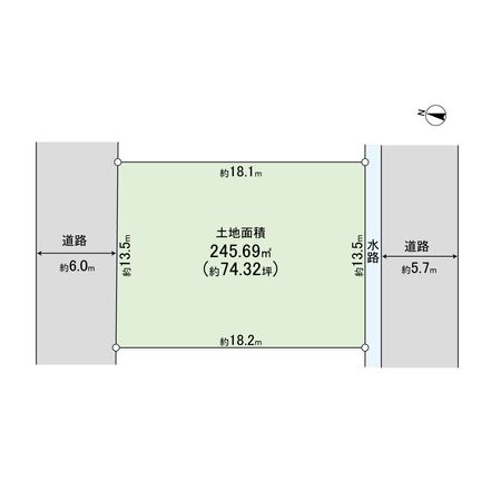 宝塚市中山台1丁目【土地】 区画図 宝塚市中山台1丁目【土地】 区画図