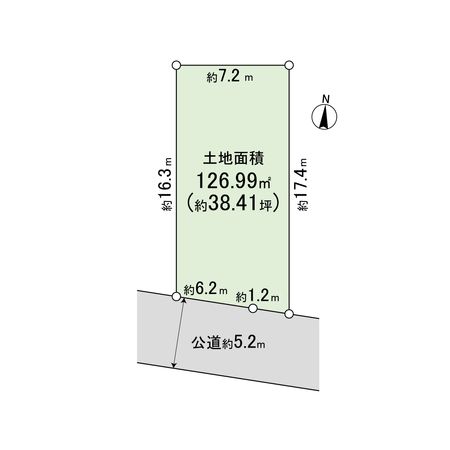 宝塚市山本台1丁目【古家有土地】 区画図 宝塚市山本台1丁目【古家有土地】 区画図