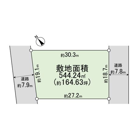 宝塚市仁川高丸2丁目【土地】 区画図 宝塚市仁川高丸2丁目【土地】 区画図