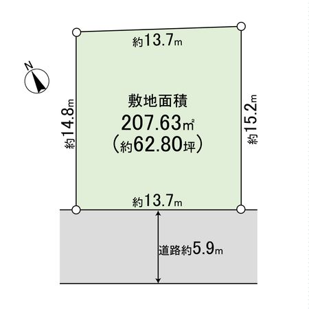 宝塚市青葉台2丁目【土地】 区画図 宝塚市青葉台2丁目【土地】 区画図