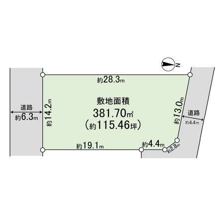 宝塚市中山台1丁目【土地】 区画図 宝塚市中山台1丁目【土地】 区画図