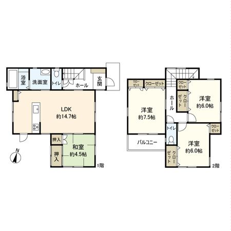 間取図(平面図)